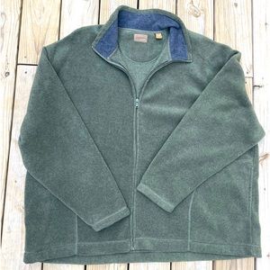 Green St Johns Bay Zip Up Fleece 3XL